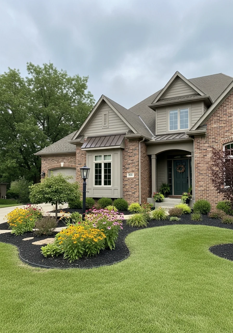 Portrait-style image of a well-maintained Overland Park property showing modern residential architecture and curb appeal.